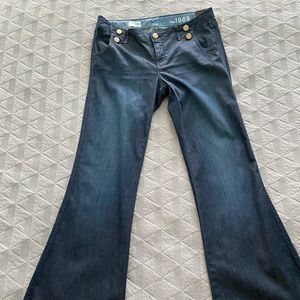 gap “1969” fit & flare stretch jeans